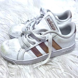 Girls size 11 adidas shoes